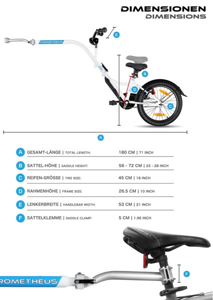 Third wheel bike evrn attachment