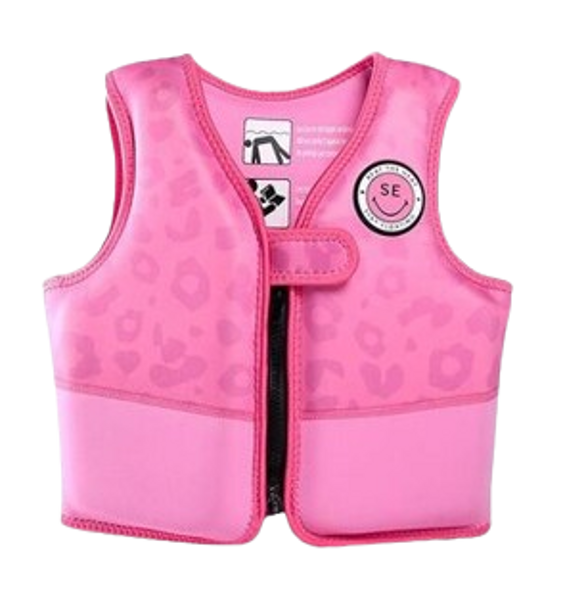 SWIM ESSENTIALS Glābšanas veste 2-3 gadiem - rozā pantera