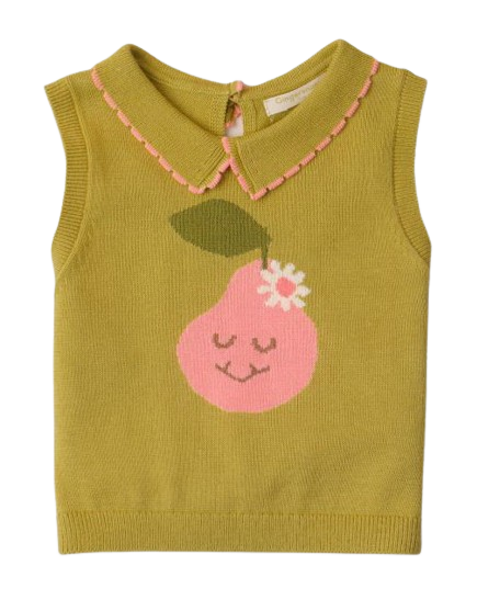 GINGERSNAPS Girls' Retro Sleeveless Summer Sweater