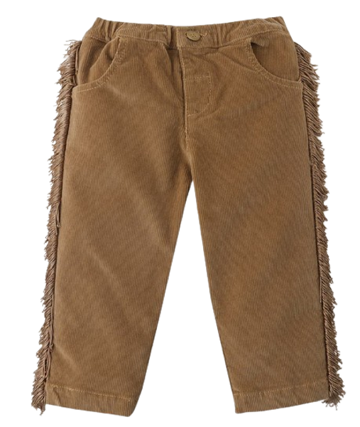 GINGERSNAPS Baby Girls' Straight Leg Pull-On Pants with Side Fringes 