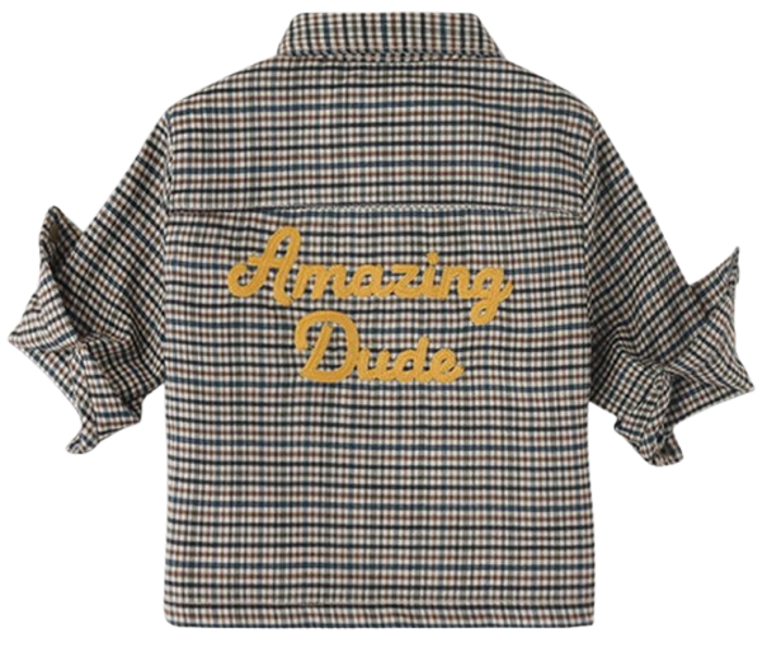 GINGERSNAPS Baby Boys Amazing Dude Embro Overshirt Jacket