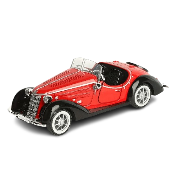 CLASSIC CAR Retro modelis FREDY – 125 mm vintage metāla auto rotaļlieta