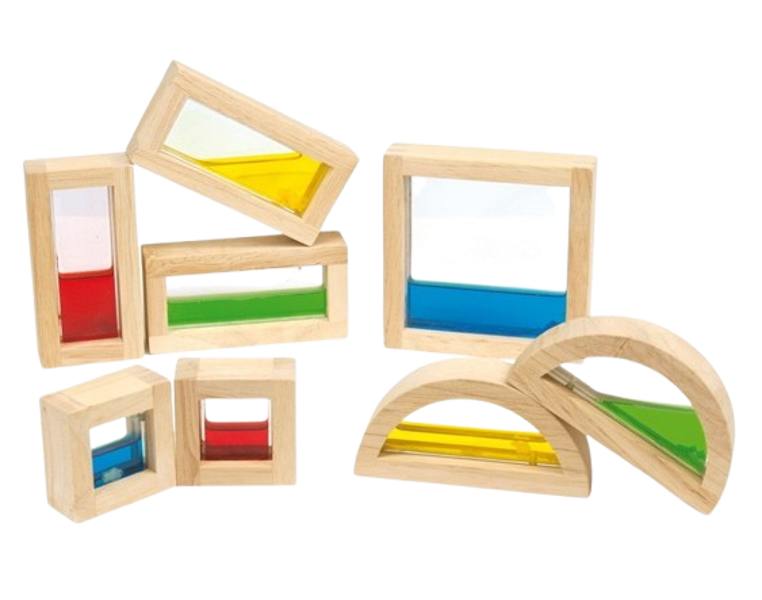 ANDREU TOYS blocs liquides en bois – un jouet sensoriel et créatif pour enfants