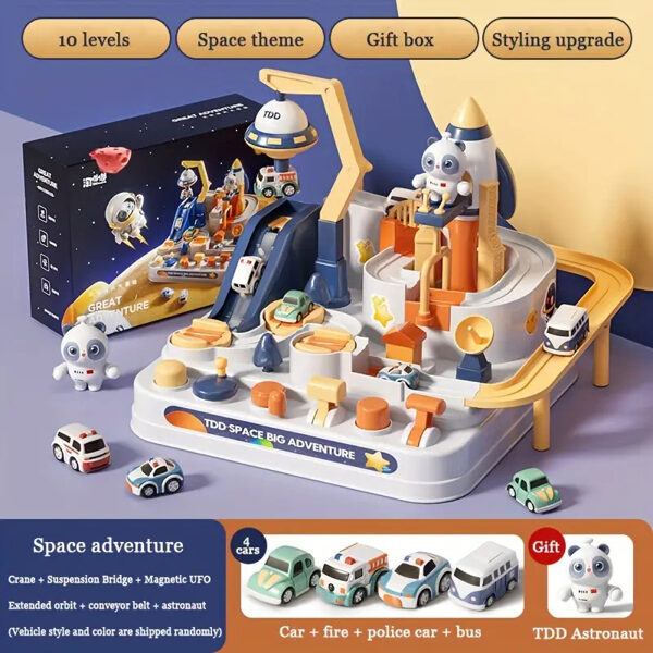 THINKER TOTS Space Adventure Toy Track Set