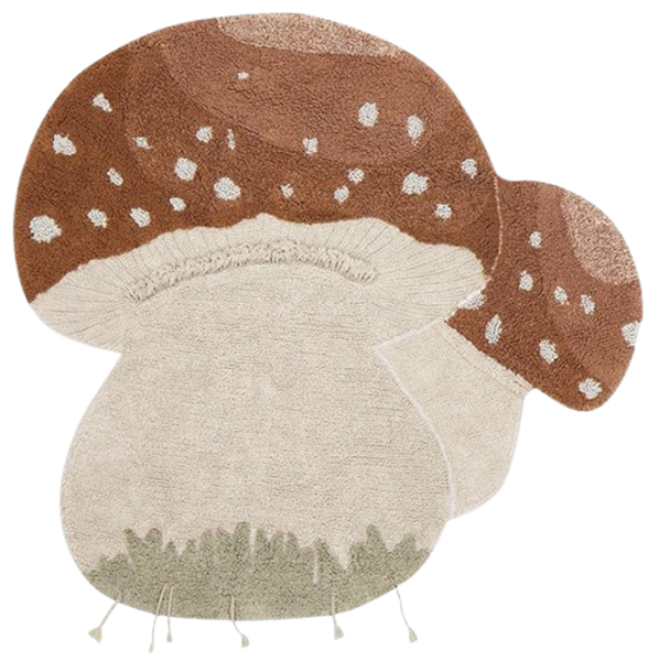 LORENA CANALS Mazgājams kokvilnas paklājs "BOLETUS"