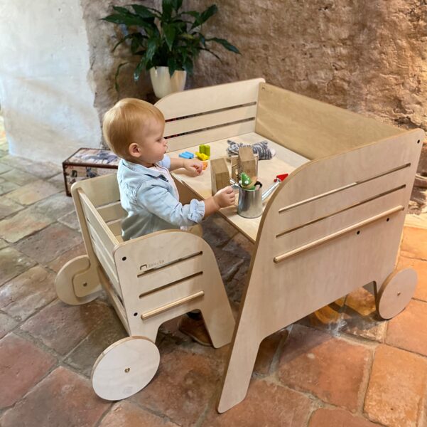 LUULA Montessori galda un krēsla komplekts Valdo