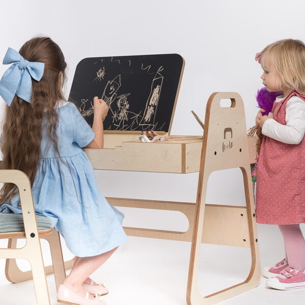 LUULA Radošā bērnu galdiņa un krēsla komplekts Julle