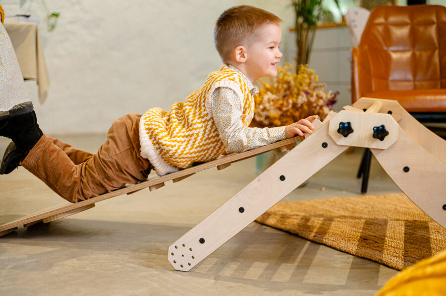 LUULA Pikler's Inspired Climbing Triangle Set BABY CLIMBER