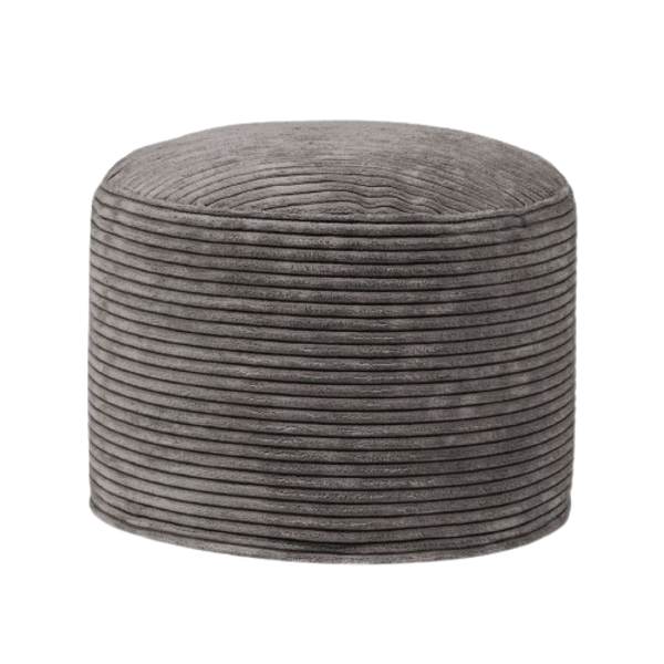 PUŠKU PUŠKU Pufs mini Waves pelēks