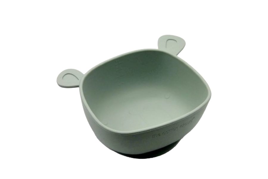 THE COTTON CLOUD Lili the Bear Silicone Feeding Bowl