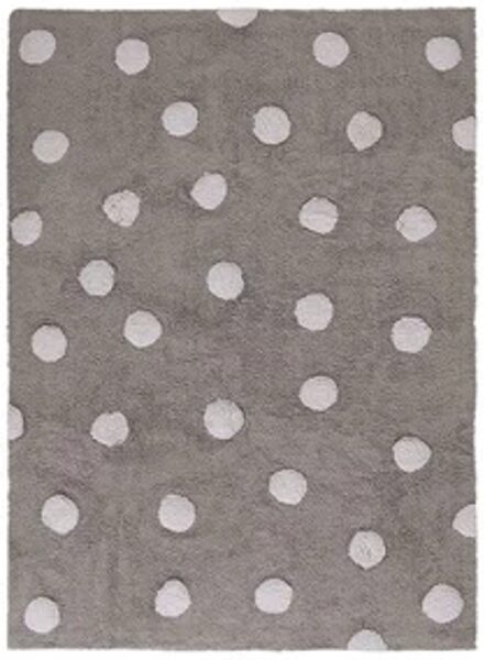 LORENA CANALS Tapis lavable Polka Dots gris